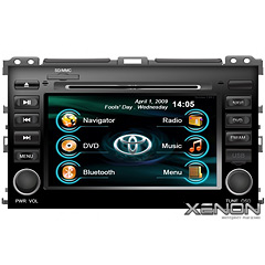 Штатная магнитола с Интернет, GPS для Toyota Prado 120