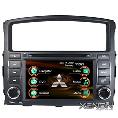 Штатная магнитола с Интернет, GPS для Mitsubishi Pajero Wagon